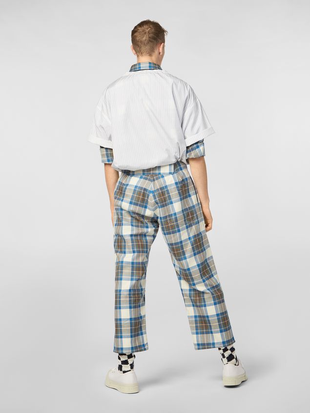 Pants Marni Pants in yarn-dyed wool tartan Man