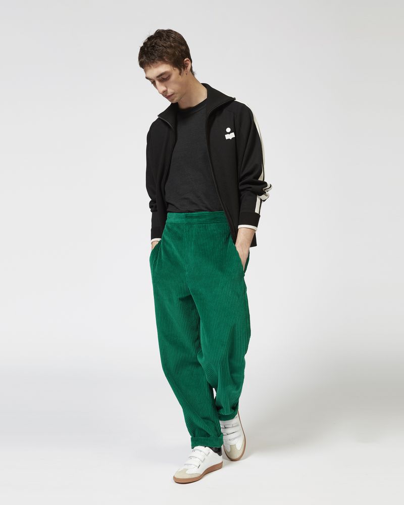 mens green velvet pants