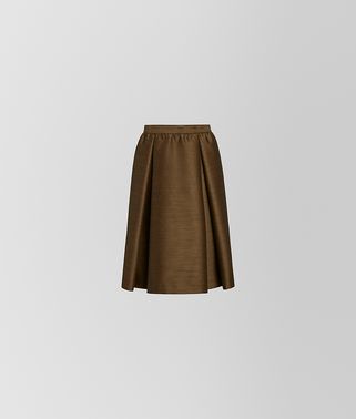 SKIRT IN WOOL AND SILK