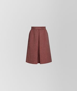 SKIRT IN COTTON AND WOOL 