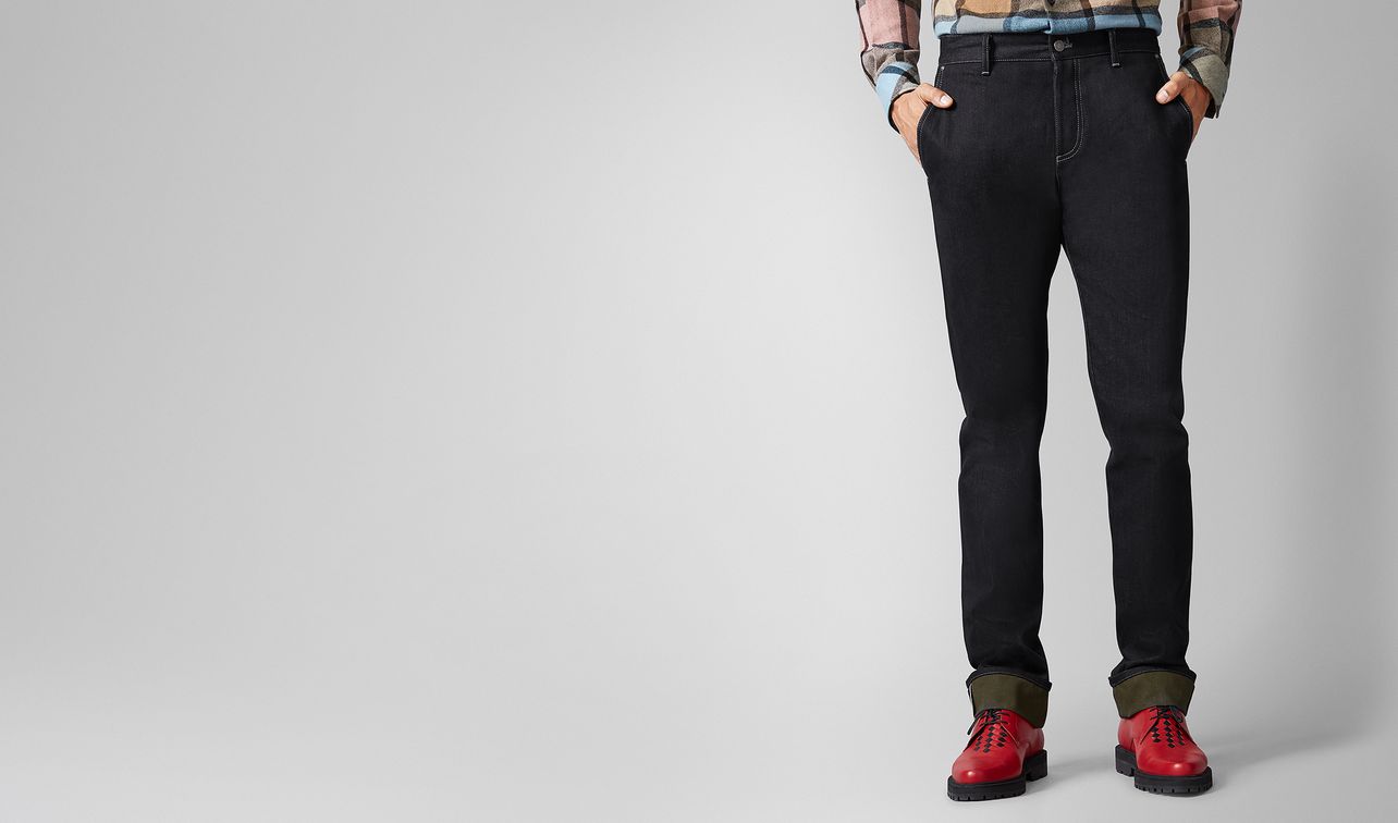 trousers in denim landing