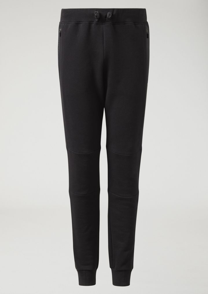 Pantalones deportivos de felpa con costuras reforzadas Pantalones deportivos de felpa con costuras reforzadas