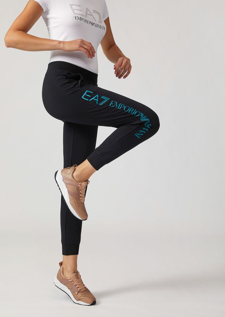 Pantalones deportivos de algodón elástico Pantalones deportivos de algodón elástico