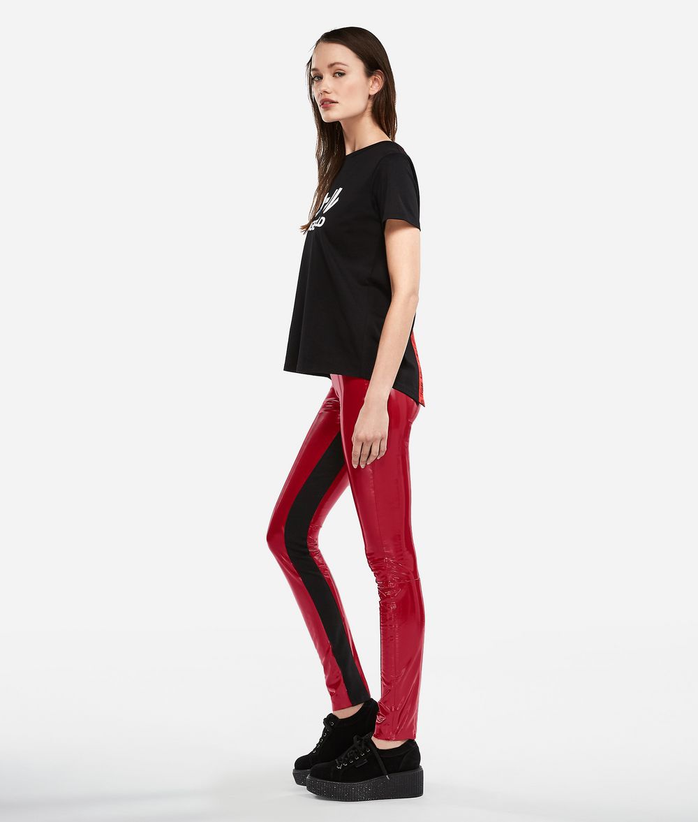 KARL LAGERFELD K/Tokyo Leggings aus Kunstlackleder Hose Damen d