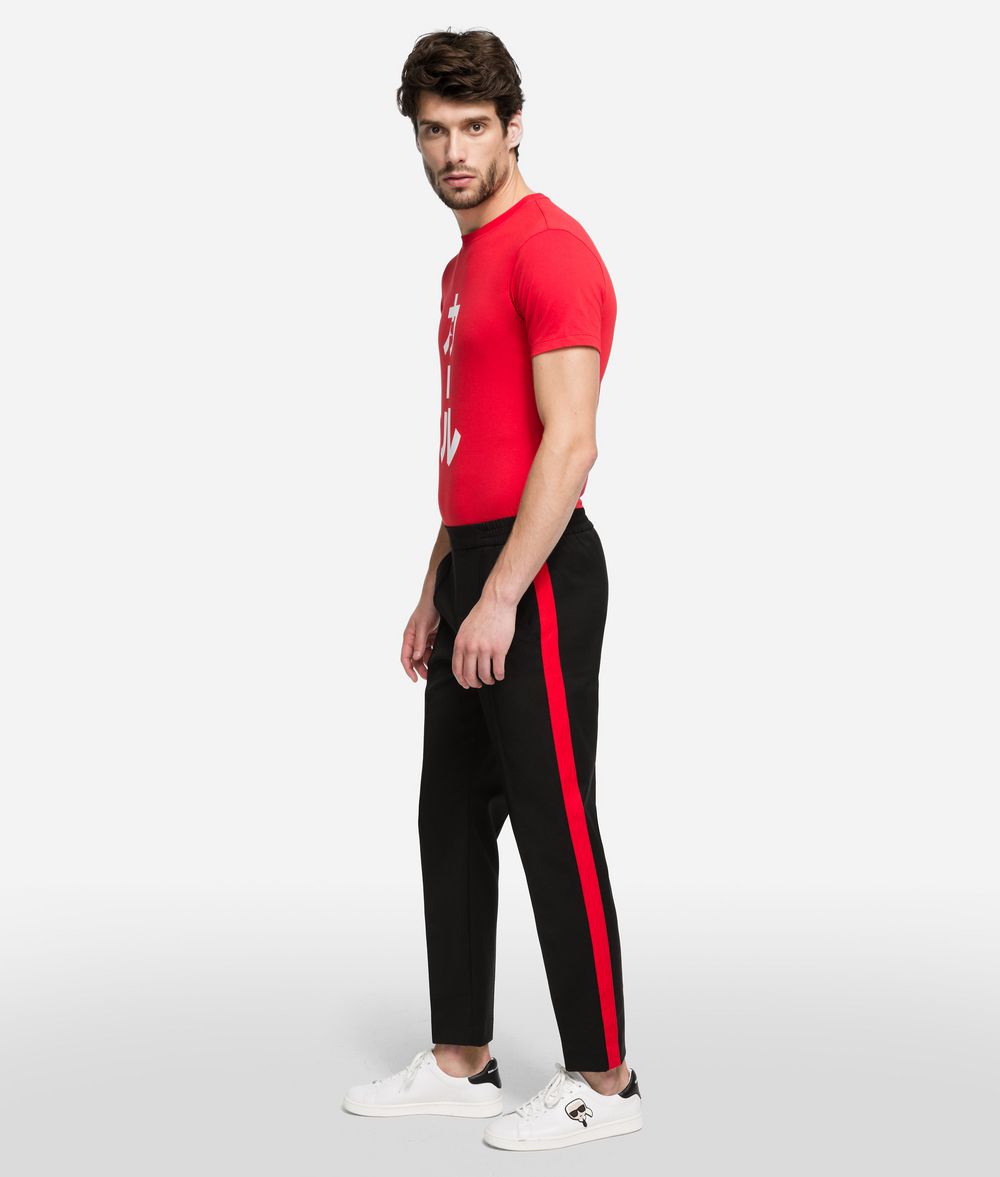 KARL LAGERFELD K/Tokyo Wool Blend Track Pants Pants Man d