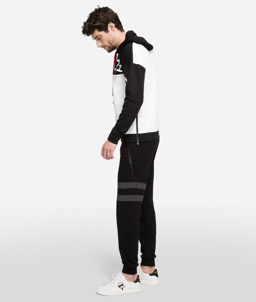 KARL LAGERFELD K/Tokyo Reflective Stripe Track Pants Pants Man d