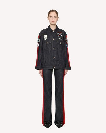 REDValentino Jeanshose mit Seitenstreifen