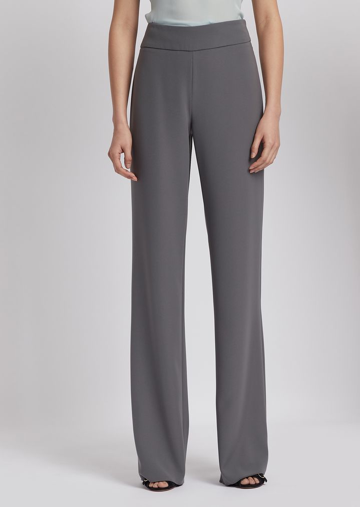 Pantalones palazzo de crepé | EMPORIO ARMANI Mujer