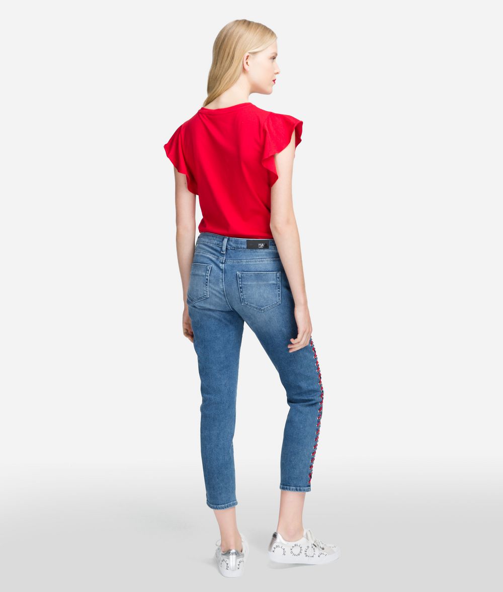 KARL LAGERFELD Girlfriend Jeans Trousers Woman d