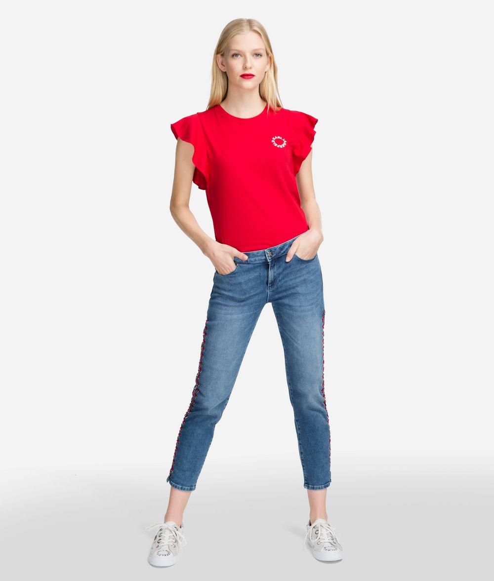 KARL LAGERFELD Girlfriend Jeans Trousers Woman f