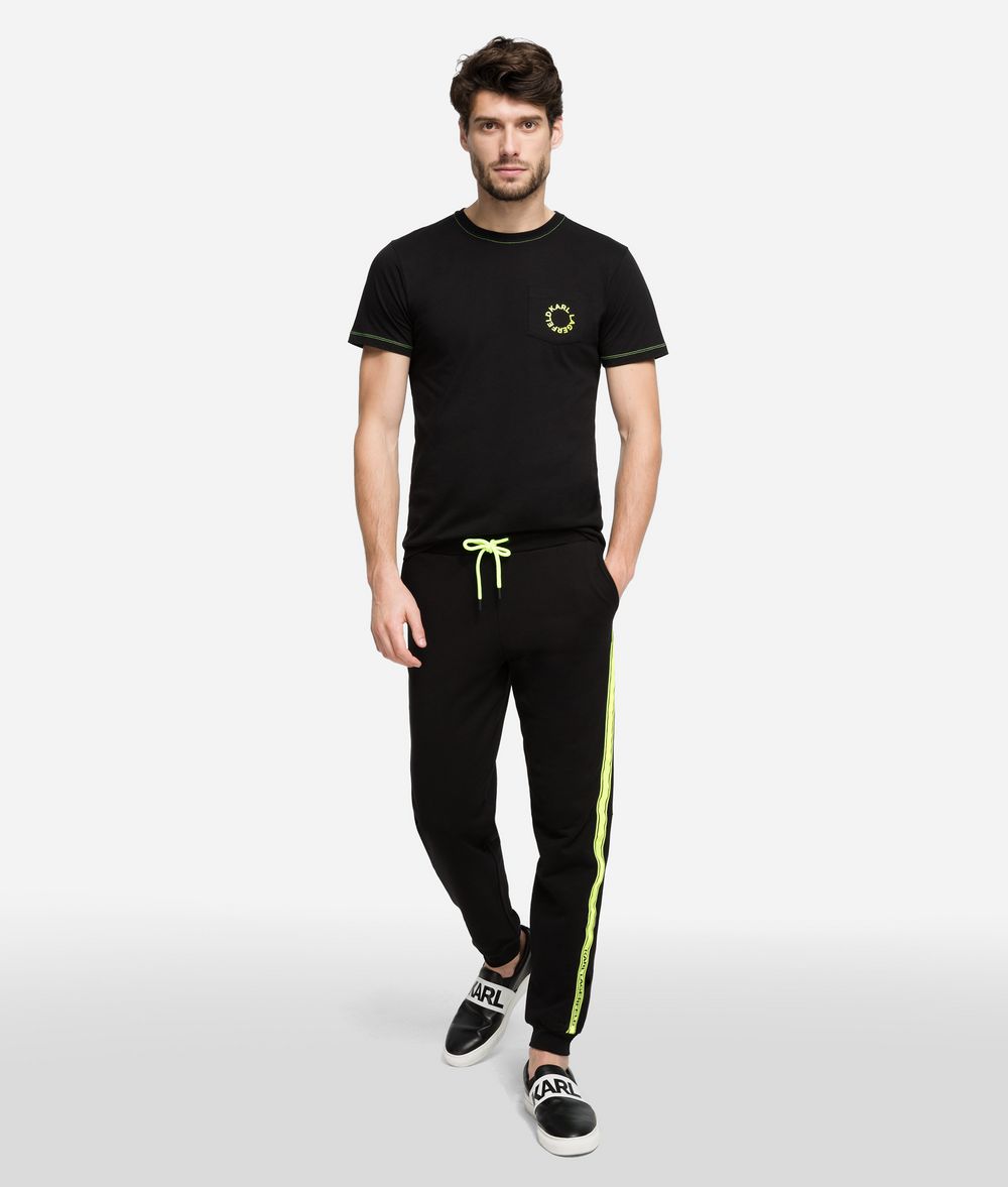 KARL LAGERFELD Neon Joggers Pants Man f