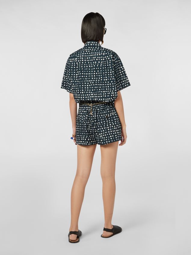 Pants Marni Cotton shorts with Cerere print Woman
