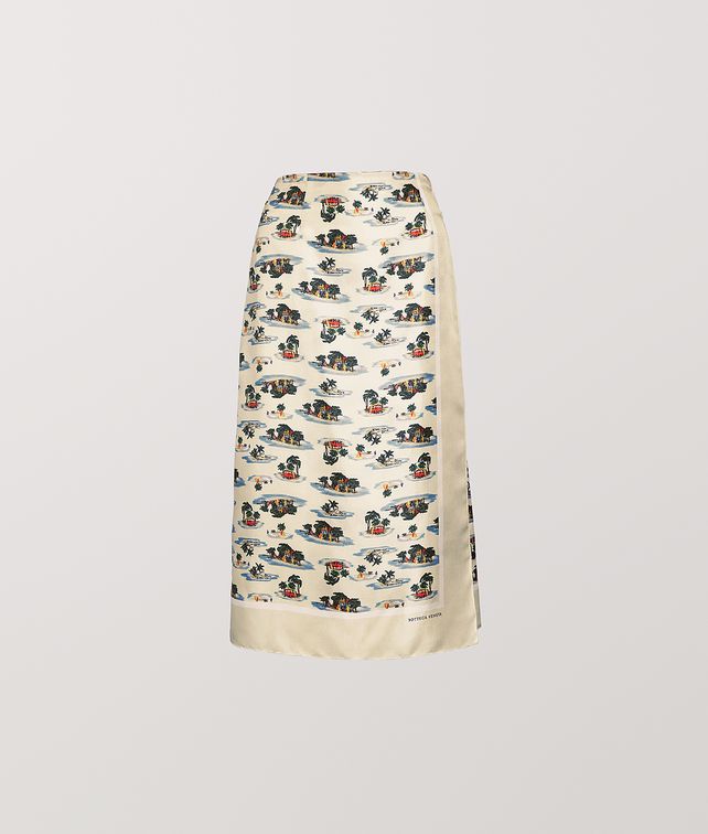 BOTTEGA VENETA SKIRT IN SILK Skirt Woman fp