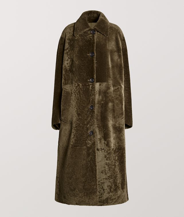 BOTTEGA VENETA COAT IN SHEARLING Outerwear and Jacket Woman fp