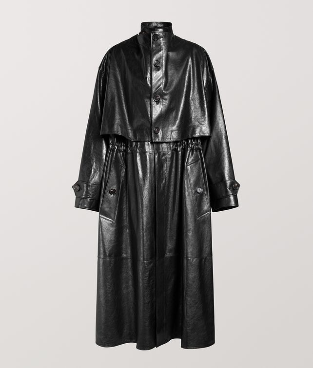 BOTTEGA VENETA TRENCH COAT IN CALF Outerwear and Jacket Woman fp