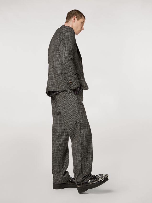 Trouser Marni Woollen micro-check trousers Man