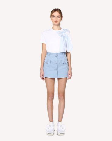 REDValentino Cotton gabardine shorts