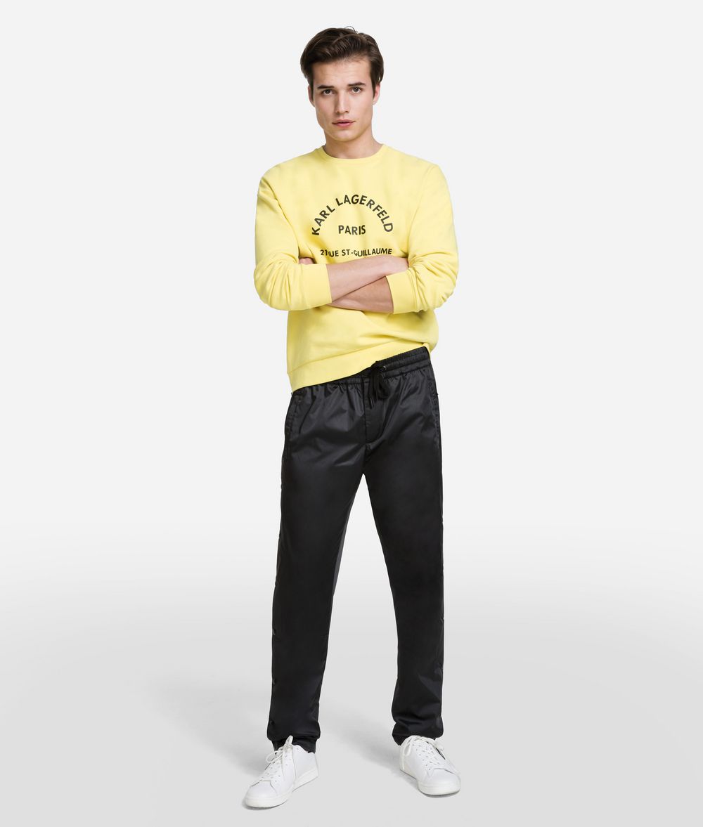 KARL LAGERFELD Nylon Snap Pants Pants Man f