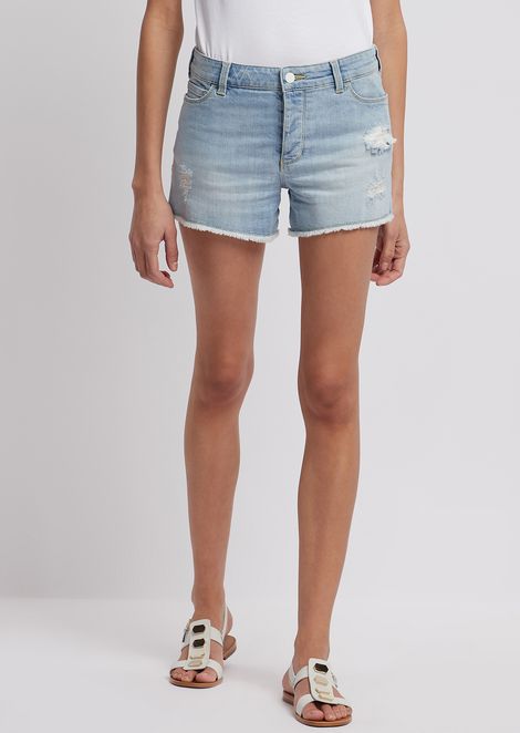 womens armani shorts