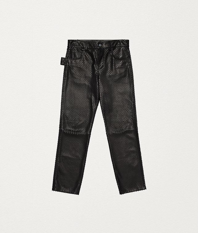 BOTTEGA VENETA TROUSERS IN PUNCHED NAPPA Trousers and Shorts Woman fp