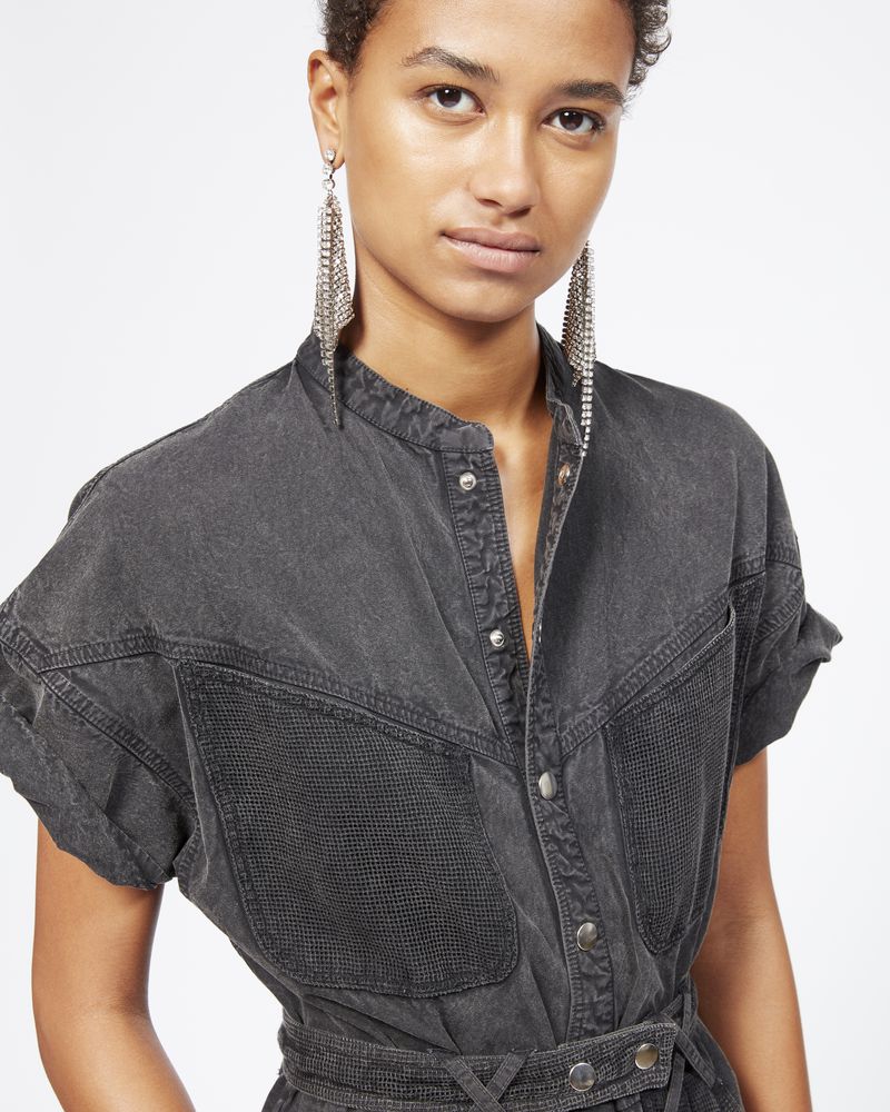 isabel marant tundra denim jumpsuit