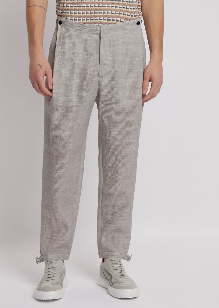 emporio armani ea7 side panel fleece joggers