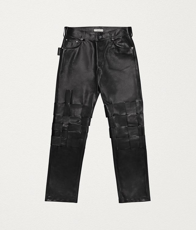 BOTTEGA VENETA PANTS IN LAMB SATINÉ Pants and Shorts Man fp