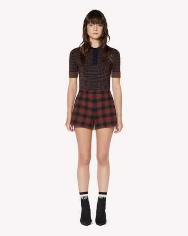 REDValentino Glen Plaid shorts