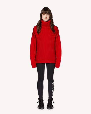 REDValentino "Love You" printed
jersey leggings