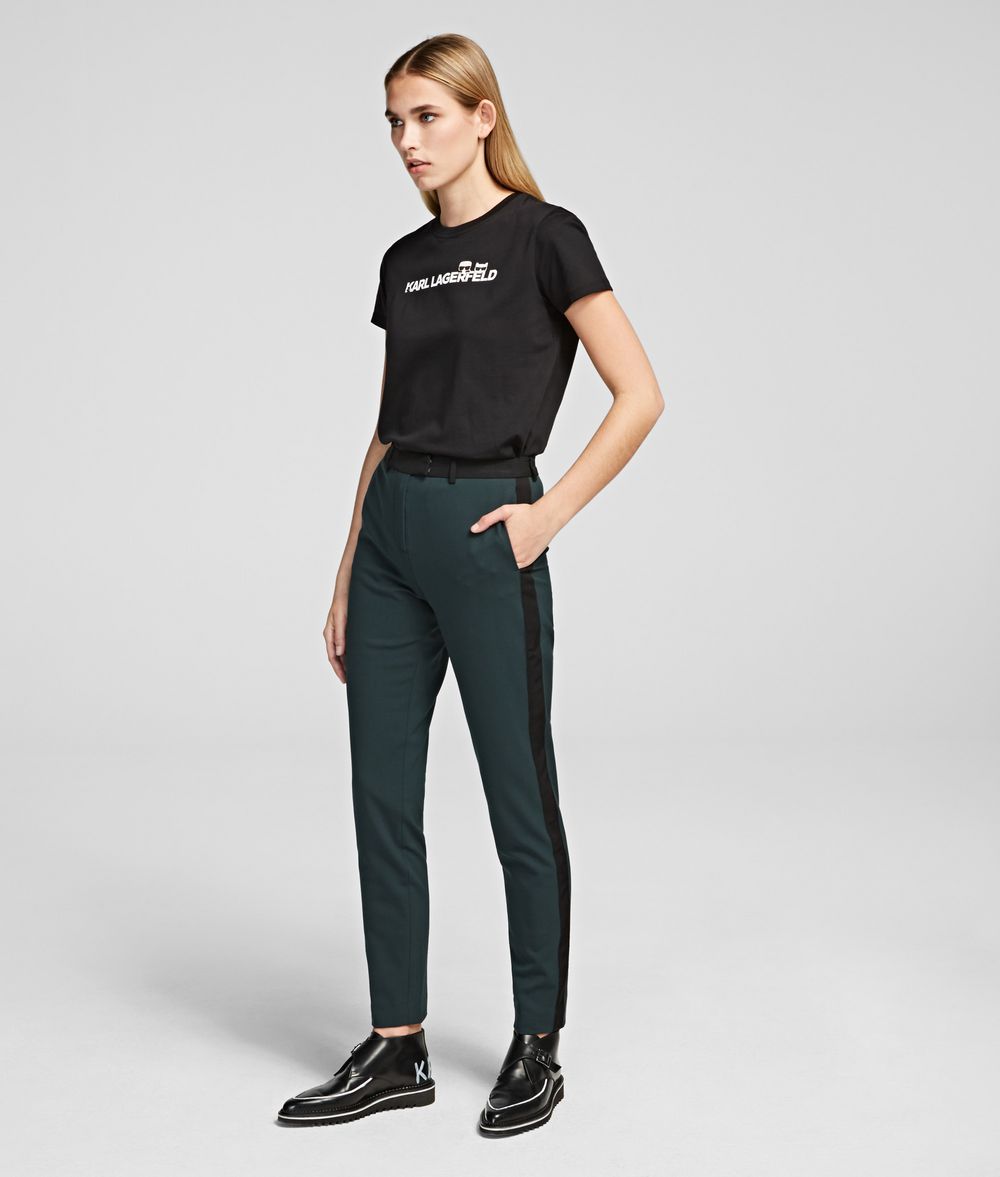 KARL LAGERFELD Tailored Cigarette Pants Pants Woman f