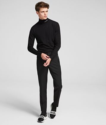 KARL LAGERFELD CARTOON SUIT TROUSERS