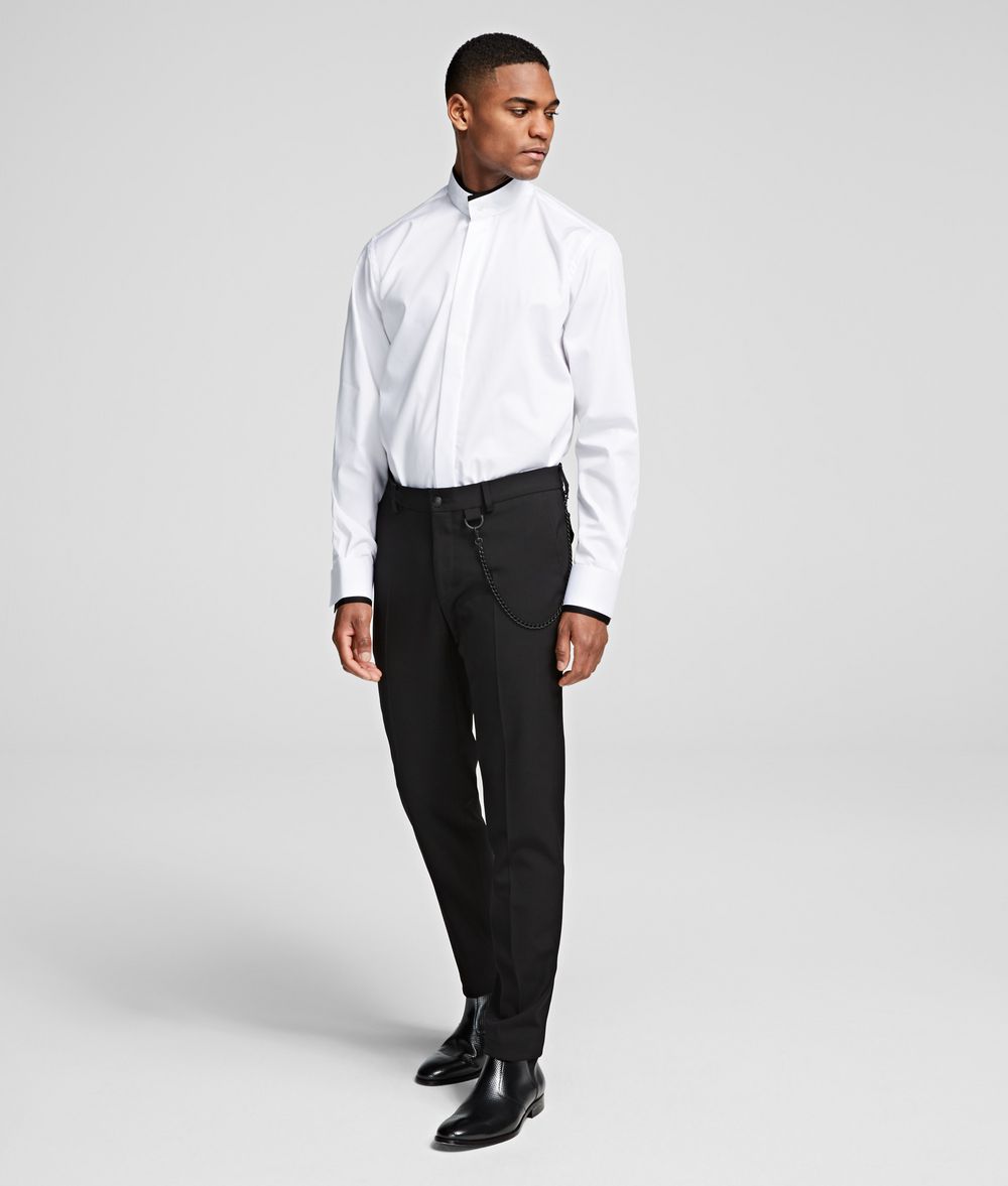 KARL LAGERFELD CHAIN TROUSERS Pants Man f