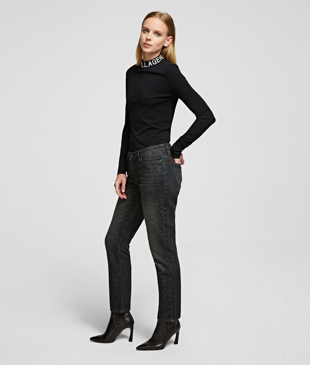 KARL LAGERFELD Girlfriend Jeans Pants Woman d