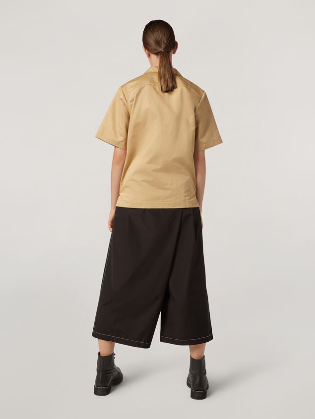 Pants Marni Trousers in poplin with slanted crotch Woman