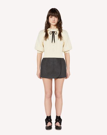 REDValentino Wool melange shorts