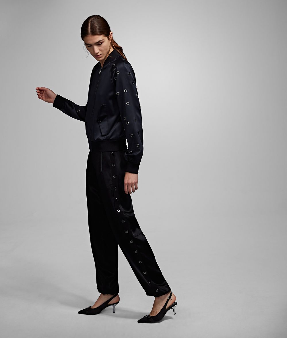 KARL LAGERFELD Joggers with Eyelets Pants Woman d