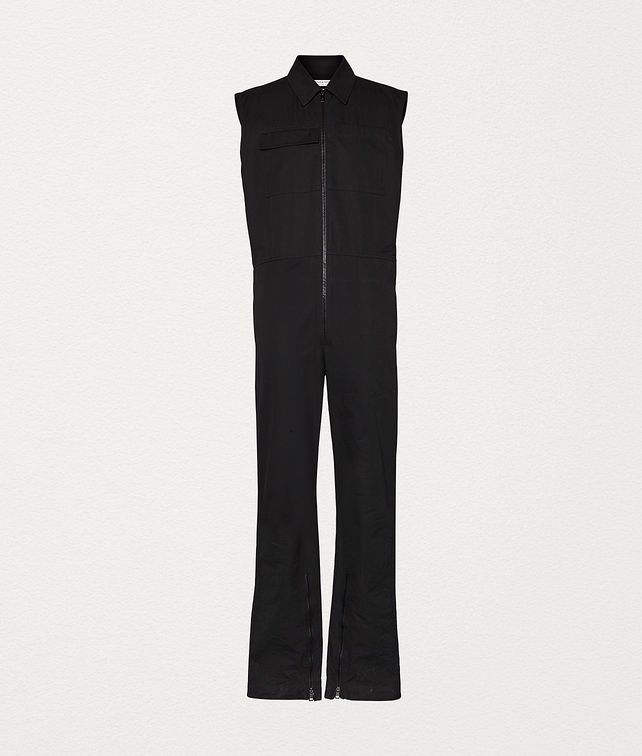BOTTEGA VENETA DUNGAREES IN COTTON Trousers and Shorts Man fp