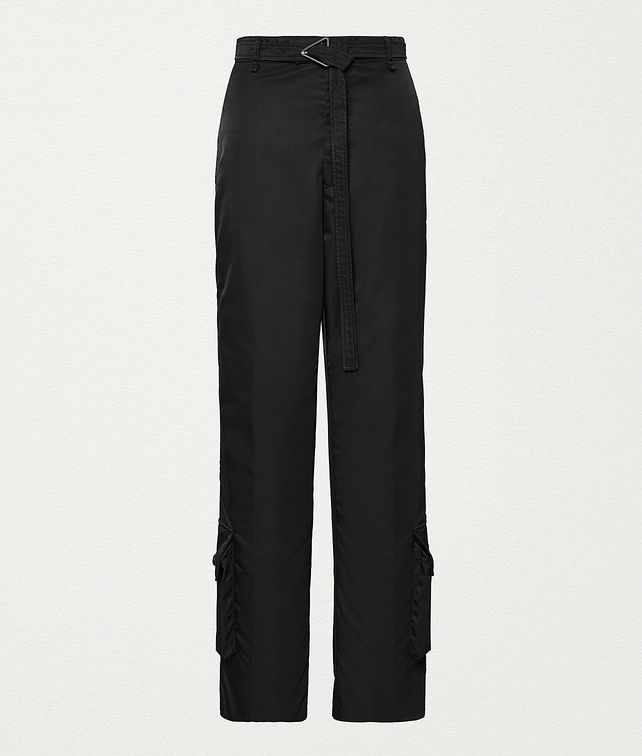 BOTTEGA VENETA TROUSERS IN NYLON GABARDINE Trousers and Shorts Woman fp