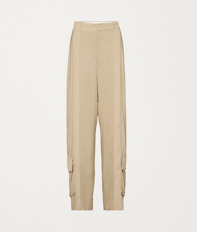 BOTTEGA VENETA TROUSERS IN VISCOSE Trousers and Shorts Woman fp