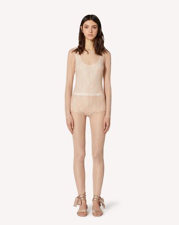 REDValentino Lace jersey leggings