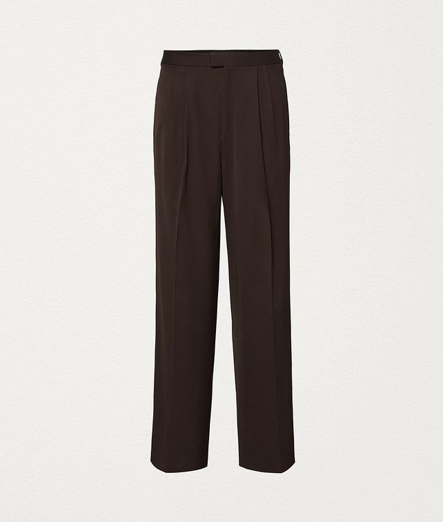 BOTTEGA VENETA PANTS IN WOOL GABARDINE Pants and Shorts Man fp