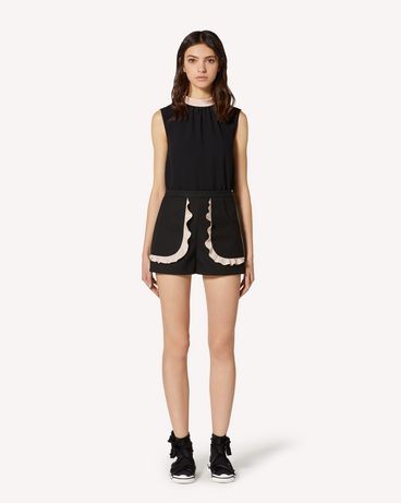 REDValentino EXCLUSIVE CAPSULE
Ruffles detail tricotine tech shorts