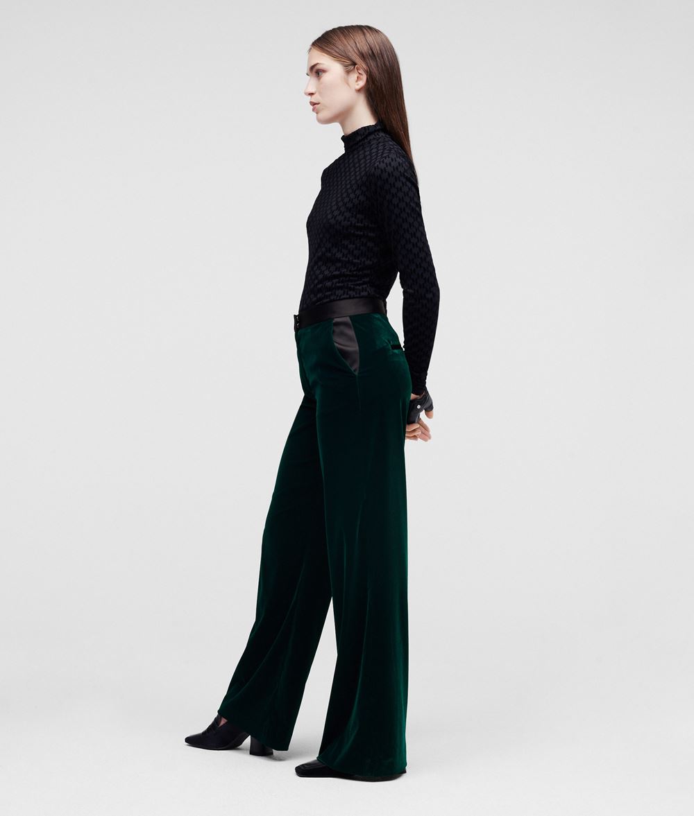 Velvet Pants | Karl Lagerfeld 