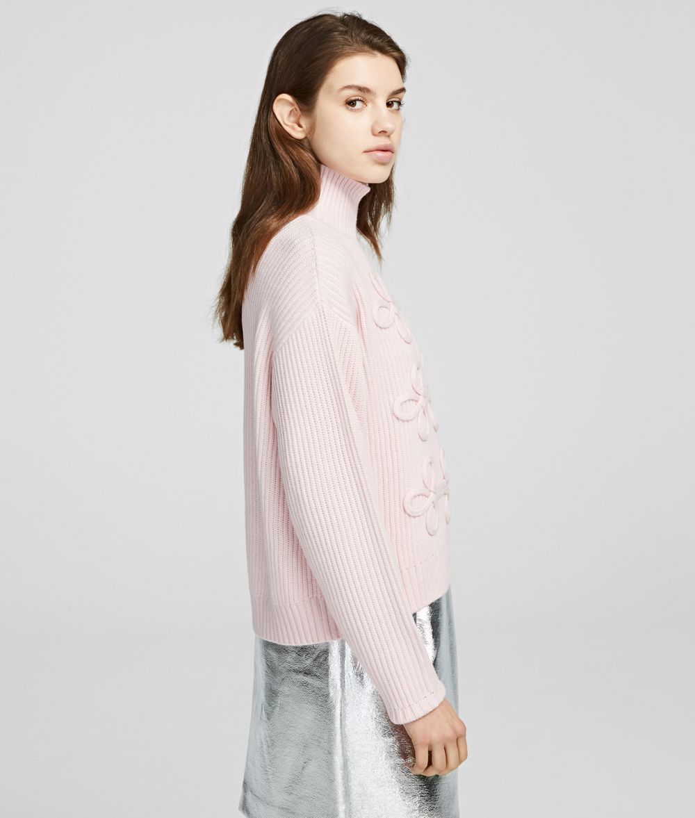 KARL LAGERFELD Soutache Design Sweater Sweater Woman d