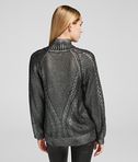 KARL LAGERFELD COATED SWEATER