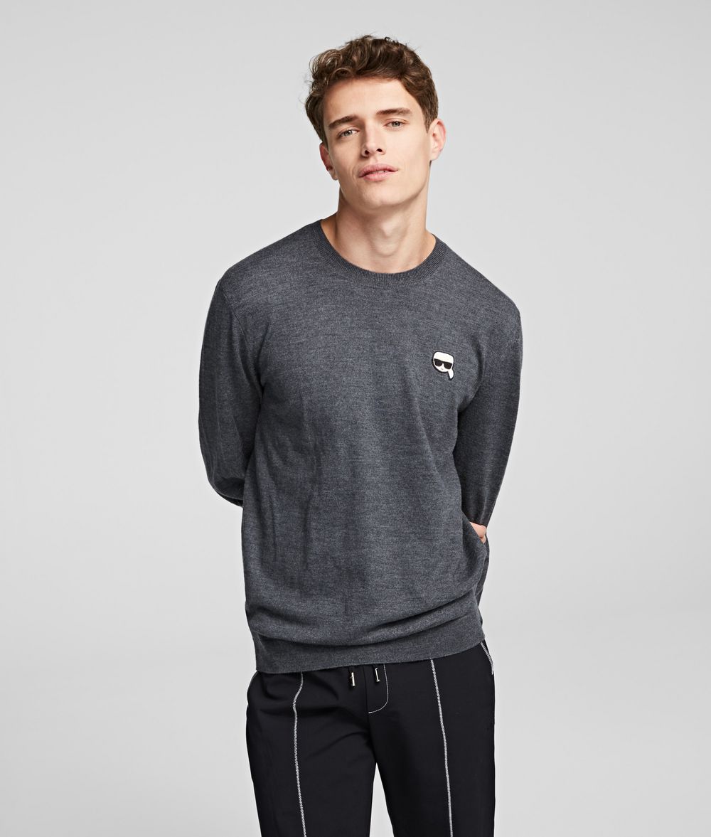 KARL LAGERFELD K/Ikonik Pullover Sweater Man f