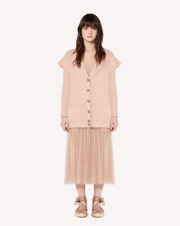 REDValentino Ruffle detail
alpaca maxi cardigan
