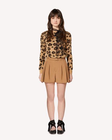 REDValentino Leo Rock 提花马海毛毛衣