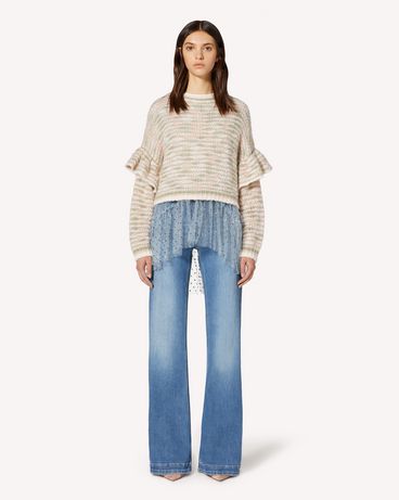 REDValentino Multicolor alpaca sweater