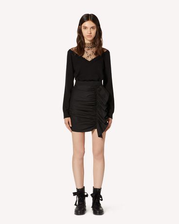REDValentino Wool and lace sweater